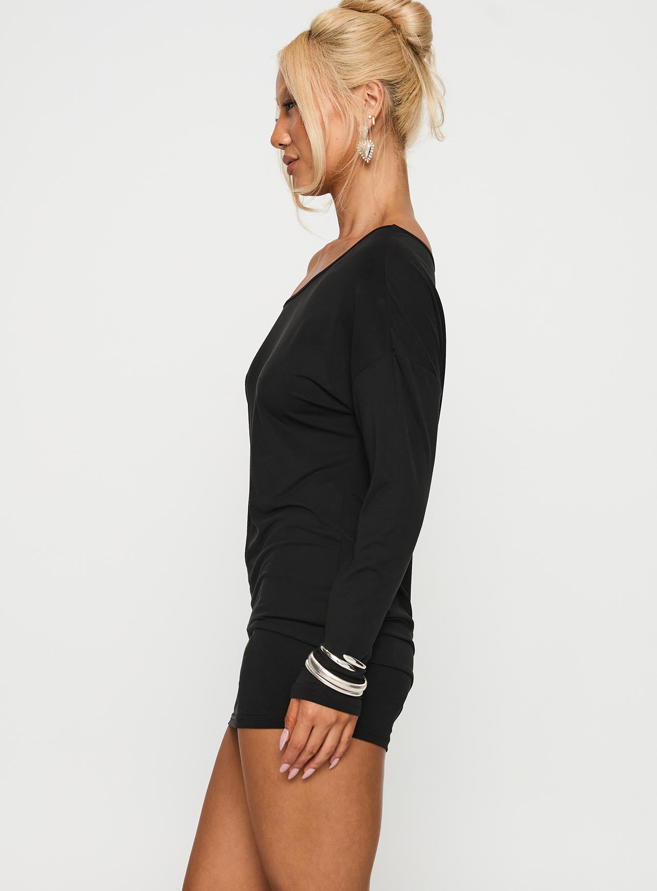 Shelisa Mini Dress Black | Princess Polly Shelisa Mini Dress Black | Princess Polly