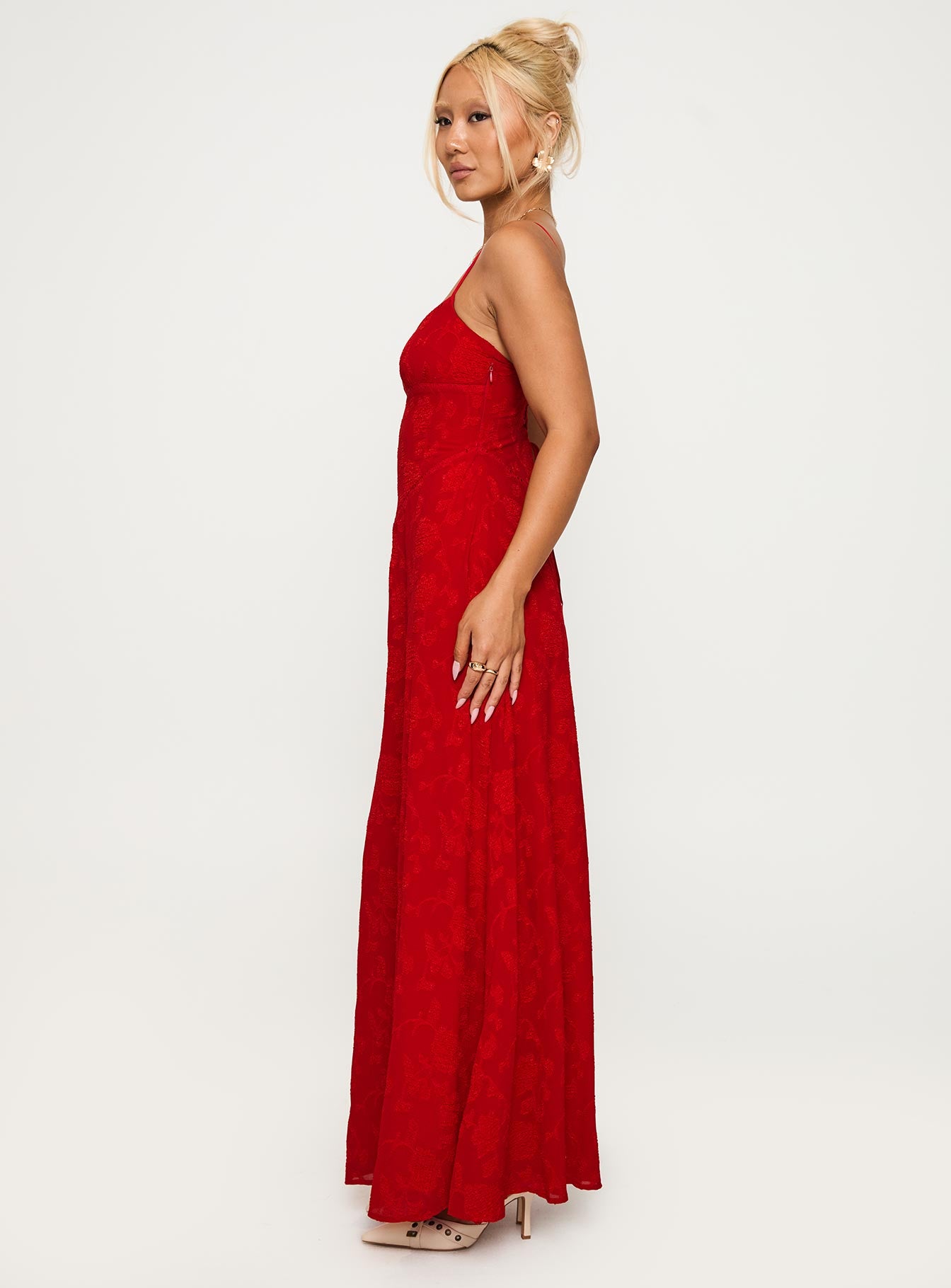 South Of France Maxi Dress Red South Of France Maxi Dress Red