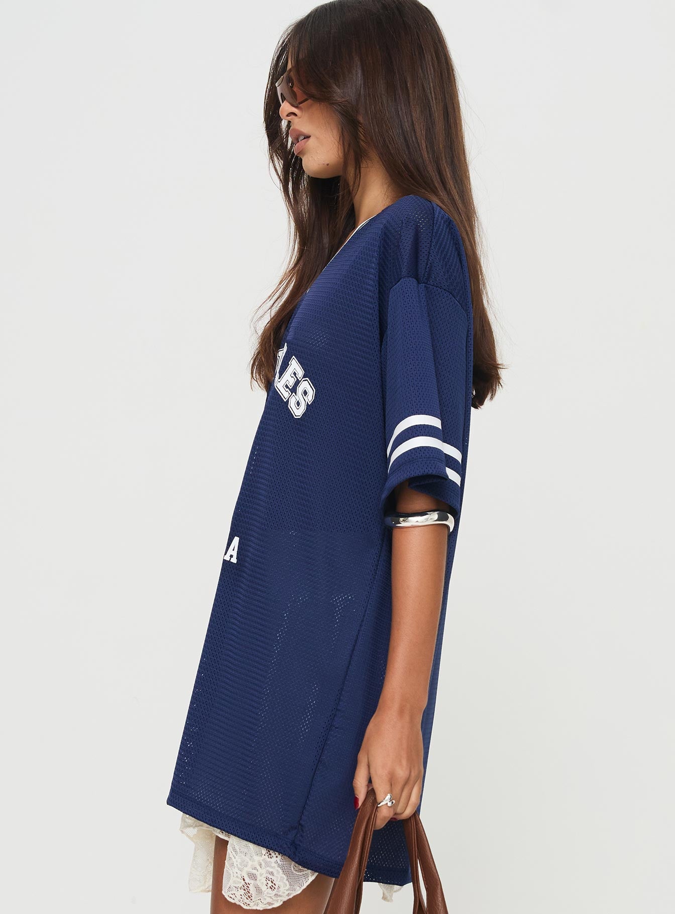 blue jersey dress Michail Jersey Dress Navy
