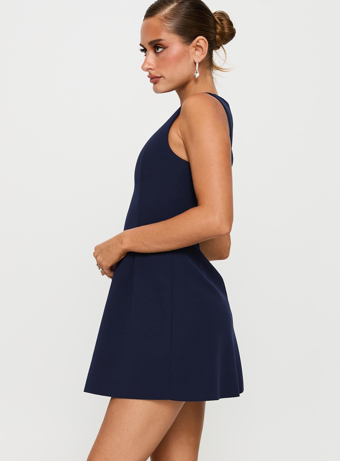Anse Mini Dress Navy | Princess Polly Anse Mini Dress Navy | Princess Polly