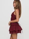 Shantelle Romper Burgundy