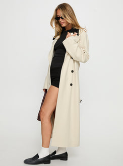 Soho Trench Coat Beige