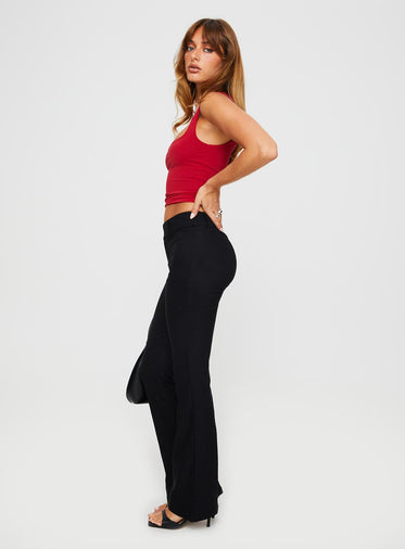 dress with flare crossword clue Black Flare Pant in Spandex – DeMoulin Bros. and Co