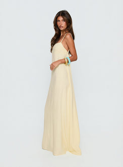 Solie Tie Back Maxi Dress Butter Petite