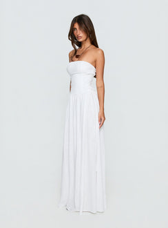 So Far So Good Maxi Dress White