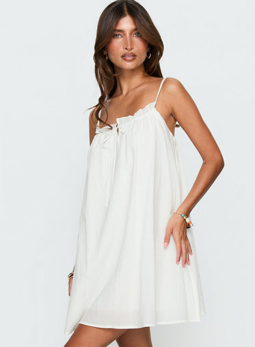 White Babydoll Dress | Princess Polly