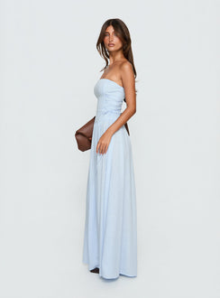 So Far So Good Maxi Dress Baby Blue