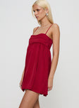 Ortega Mini Dress Red