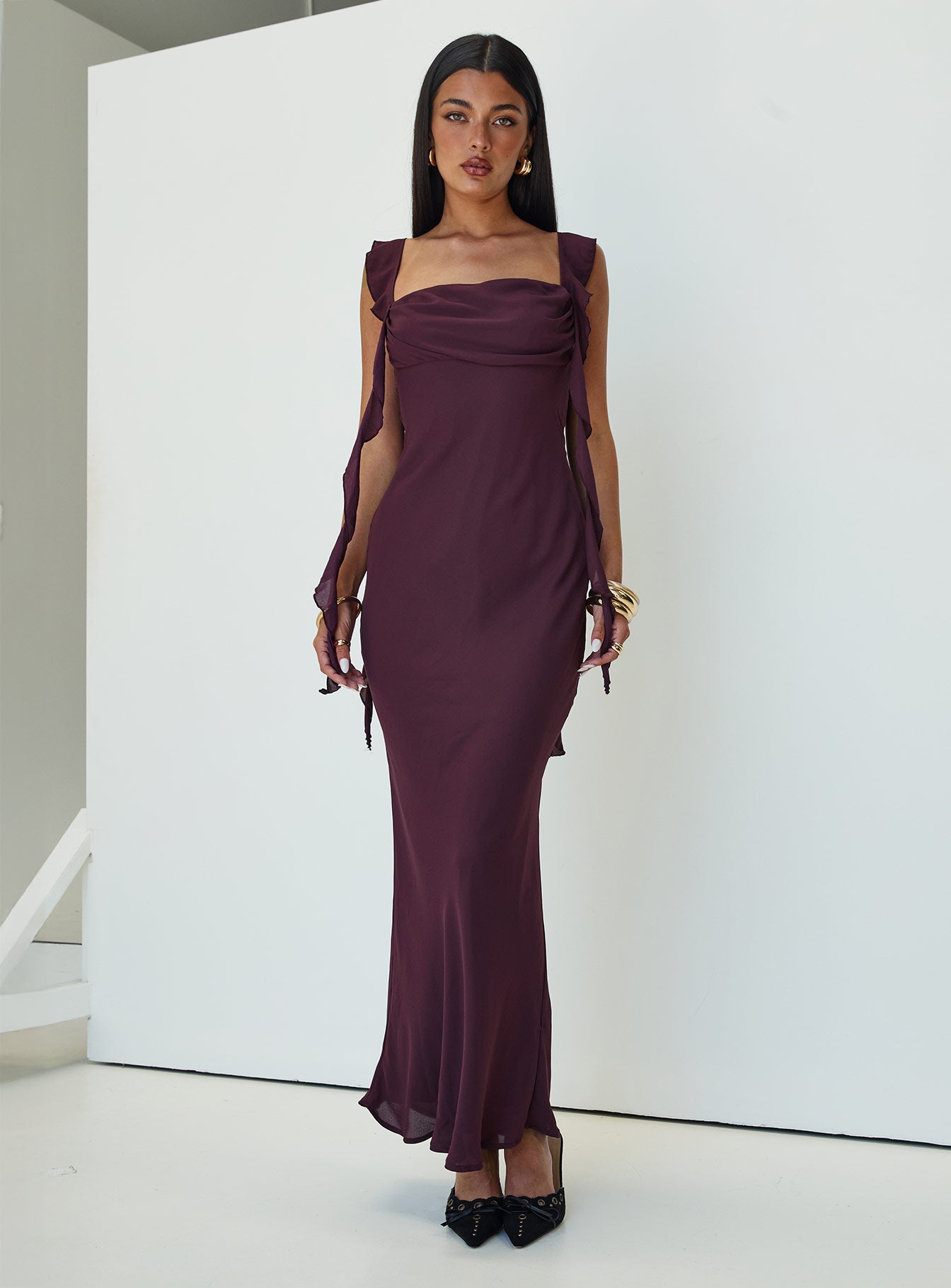 Lanai Maxi Dress Plum Petite | Princess Polly Lanai Maxi Dress Plum Petite | Princess Polly