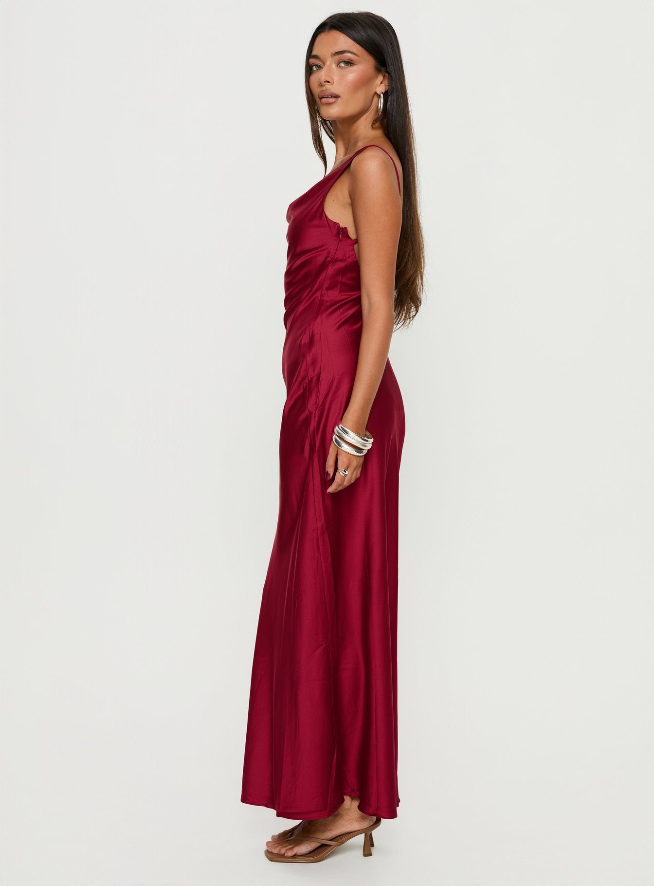 Silah Cowl Neck Maxi Dress Red | Princess Polly Silah Cowl Neck Maxi Dress Red | Princess Polly