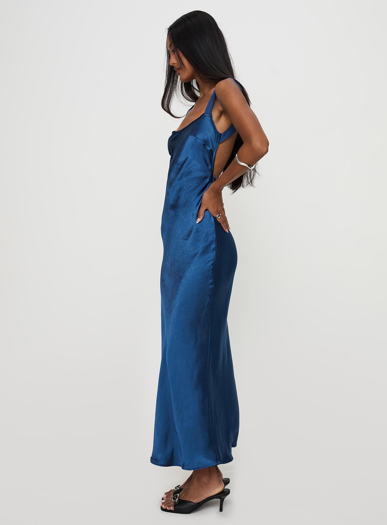 Emiliana Maxi Dress Blue | Princess Polly Emiliana Maxi Dress Blue | Princess Polly