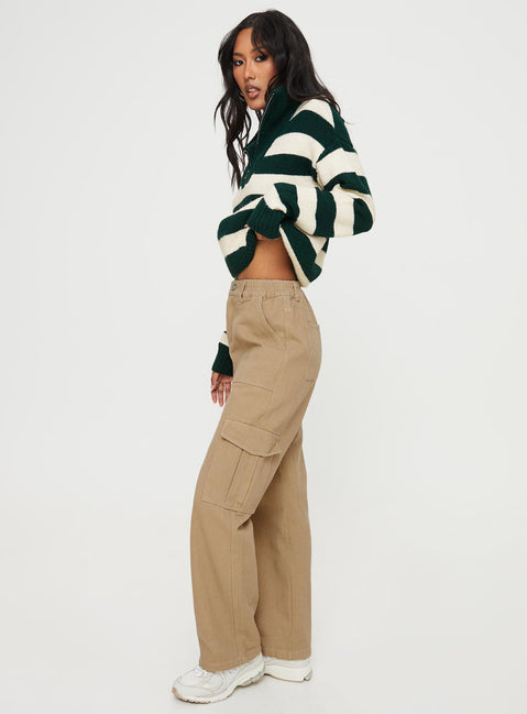 product Princess Polly  Pawley Cargo Pants Beige