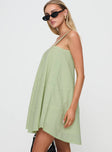 Jubilant Mini Dress Green