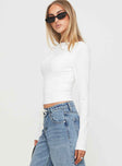 Nadene Top White