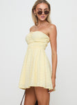 Nnarlia Mini Dress Lemon