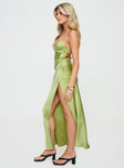 Princess Polly Plunger  Finnian Maxi Dress Sage