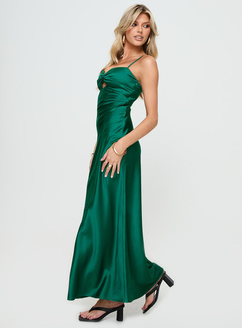 Blackthorn Maxi Dress | Green | Womens | Princess Polly Lower Impact Blackthorn Maxi Dress | Green | Womens | Princess Polly Lower Impact