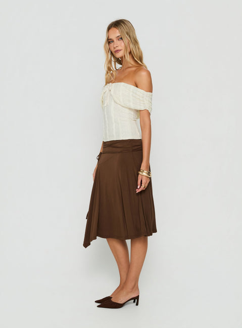 Colettie Short Sleeve Top Cream