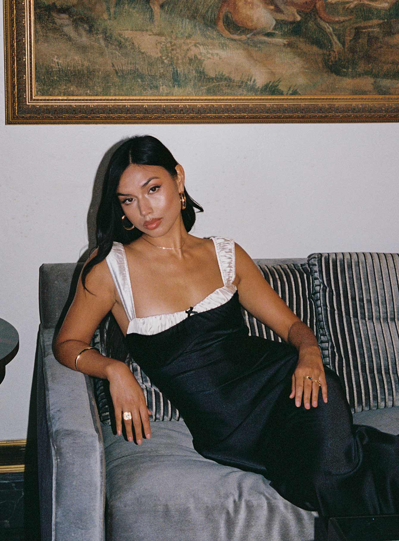 product Princess Polly Square Neck  Emmert Maxi Dress Black