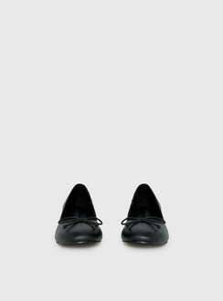 Therapy Diana Heeled Ballet Flats Black