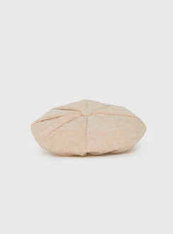 Avenelle Cord Newsboy Hat Fawn