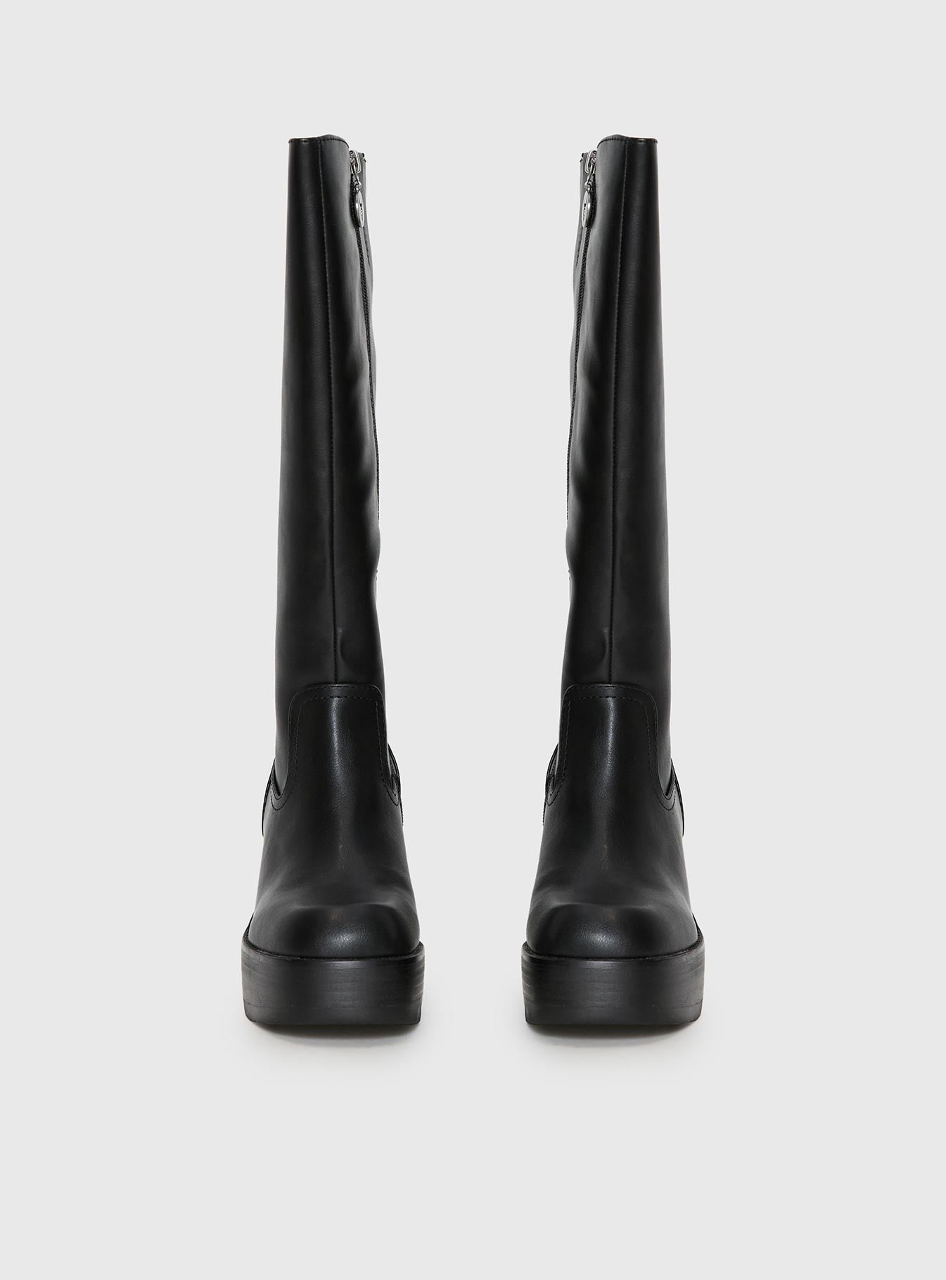 新品❗️WINDSOR SMITH ジッパーブーツ 26cm Windsor Smith Nowhere Boots Black Black | Princess Polly