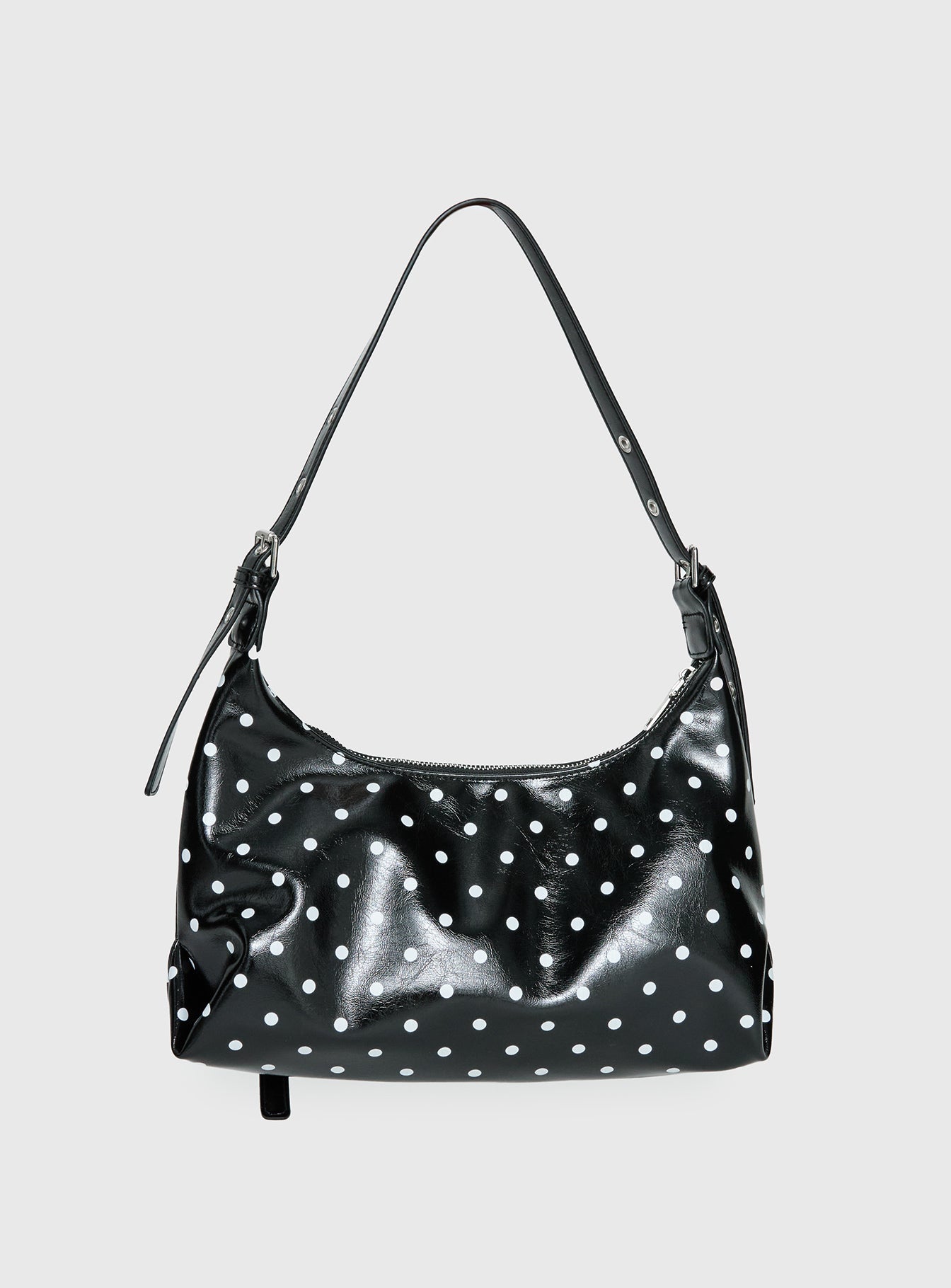 Fabray Cargo Bag Black Polka Dot