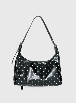 Fabray Cargo Bag Black Polka Dot