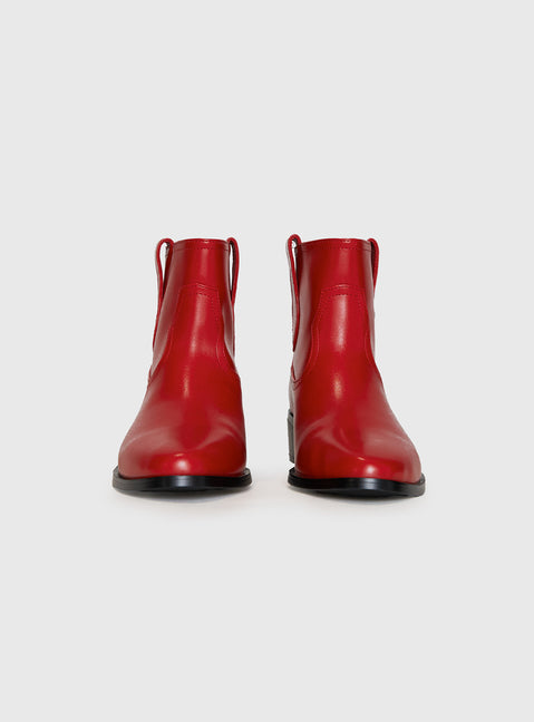 Lunas Boots Red