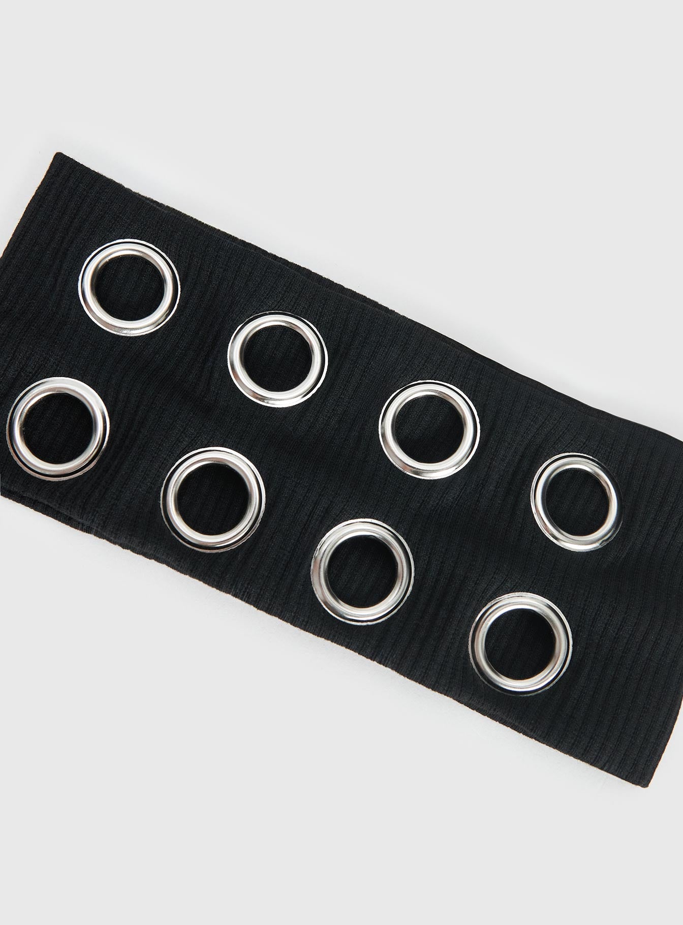 Movie Stars Eyelet Headband Black