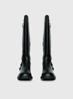 Therapy Form Boots Worn Black