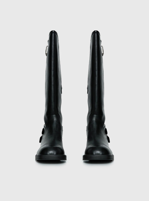 Therapy Form Boots Worn Black