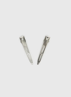 Premonitions Hair Clip Pack Silver