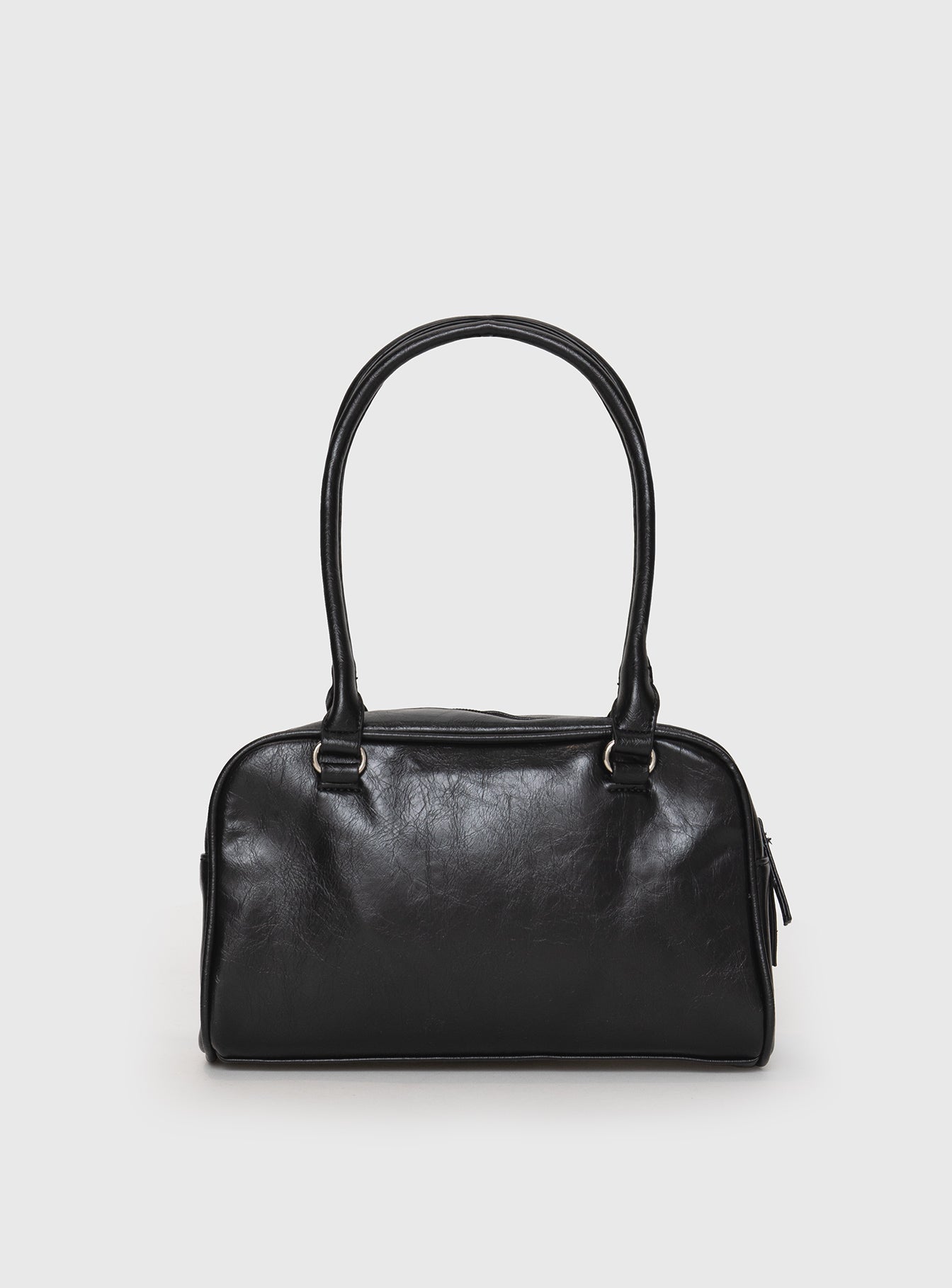 Sienna Vegan Crossbody Bag - Silver Hardware with 2 straps - Black – Fresh  Outta Ideas
