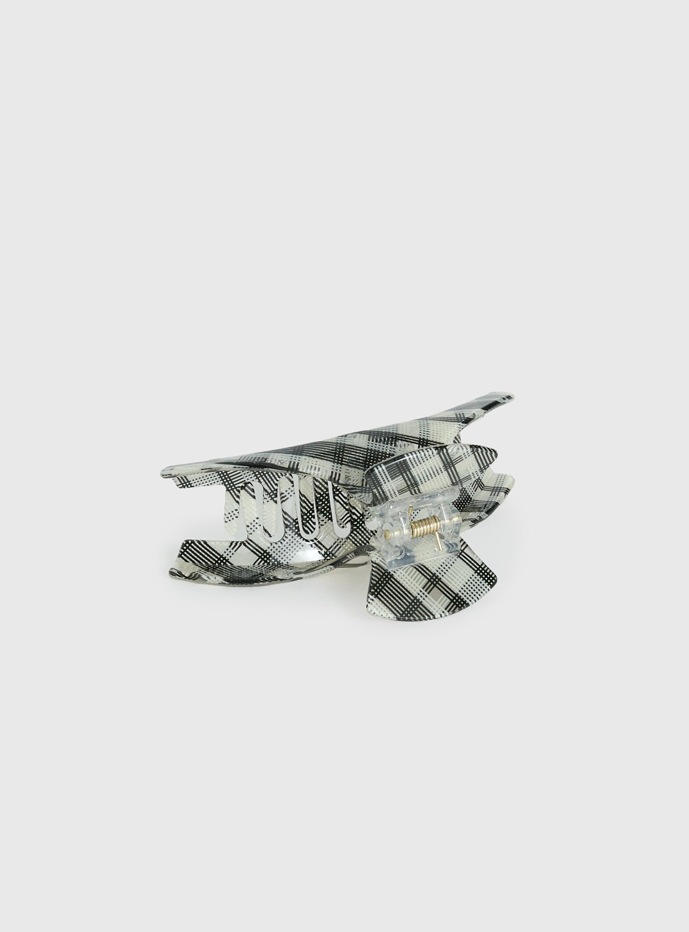 Sloen Claw Clip Black Check