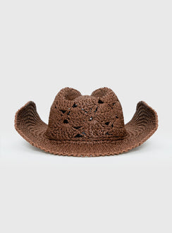 Anistyn Woven Cowboy Hat Tan