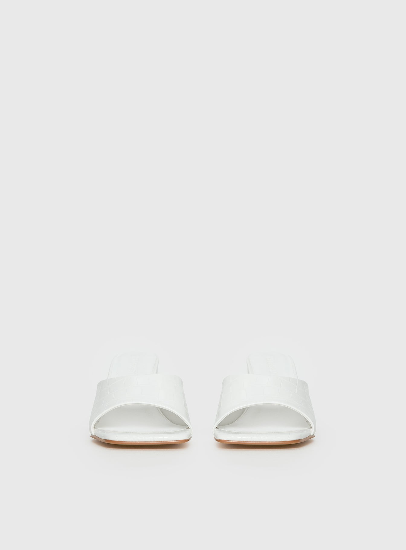 Sunset Boulevard Heels White