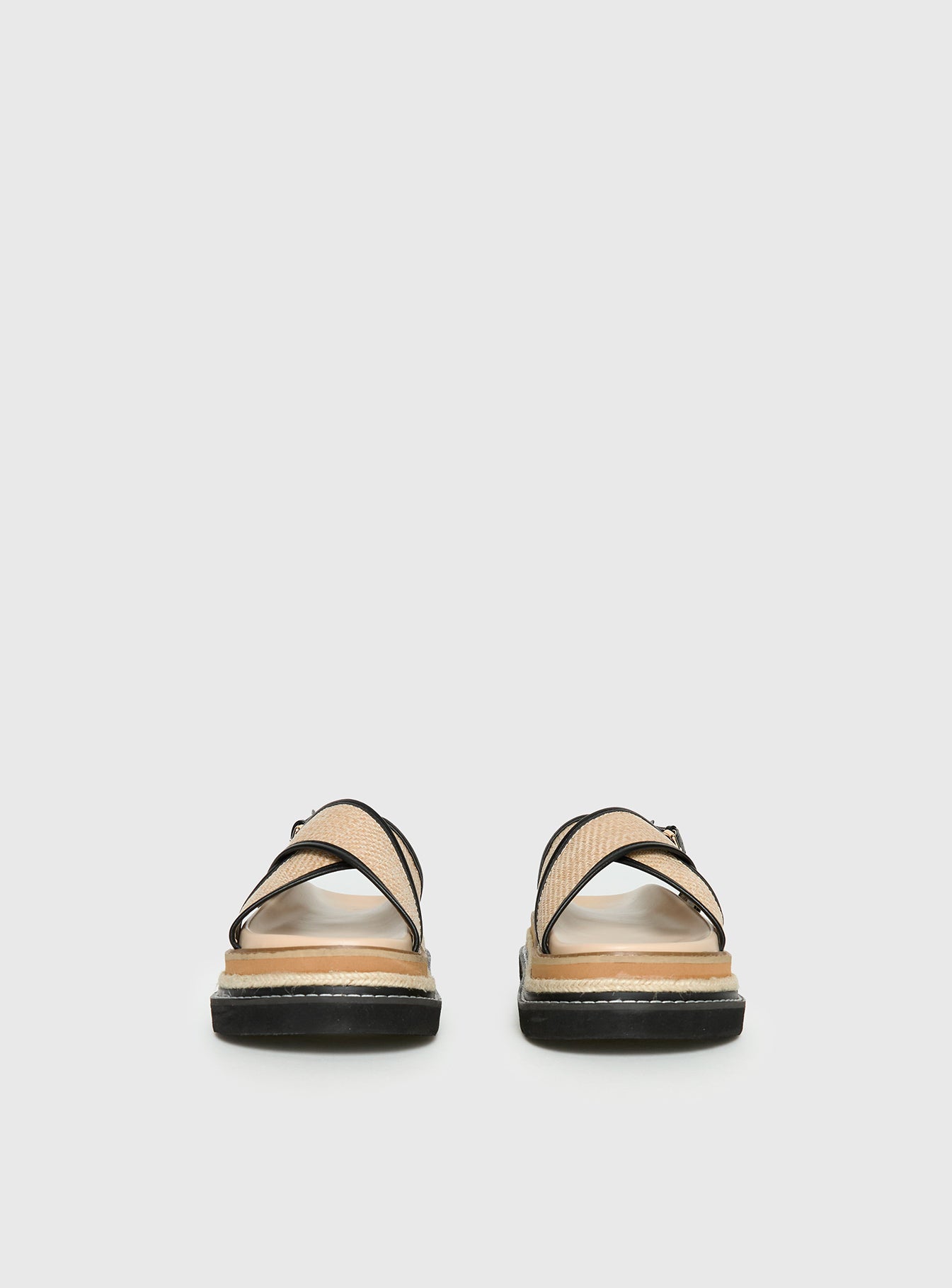 Odi Sandals Tan / Black