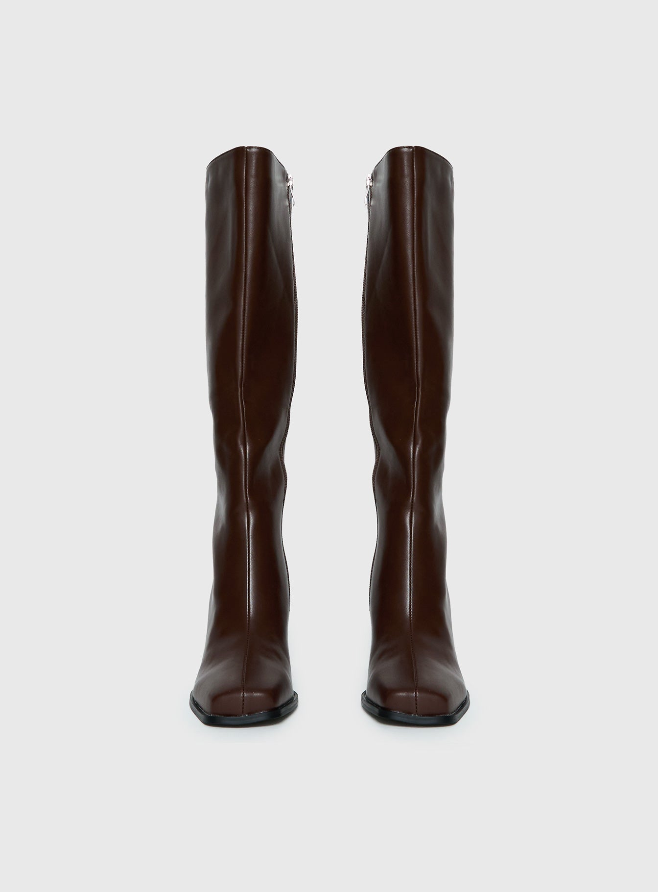 Renzo Knee High Boots | Brown | Womens | Princess Polly Renzo Knee High Boots | Brown | Womens | Princess Polly