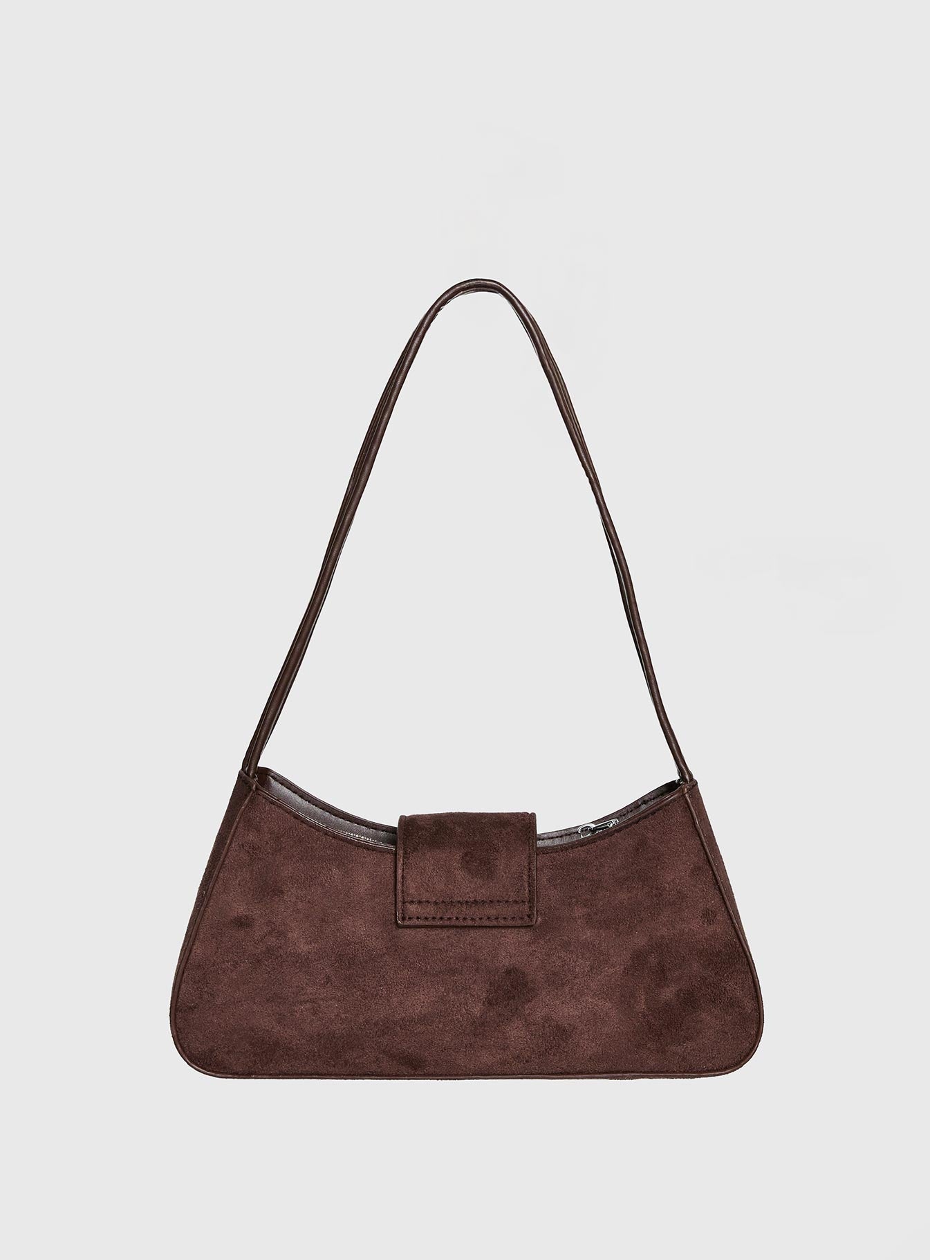 Scotlyn Shoulder Bag Faux Suede Brown