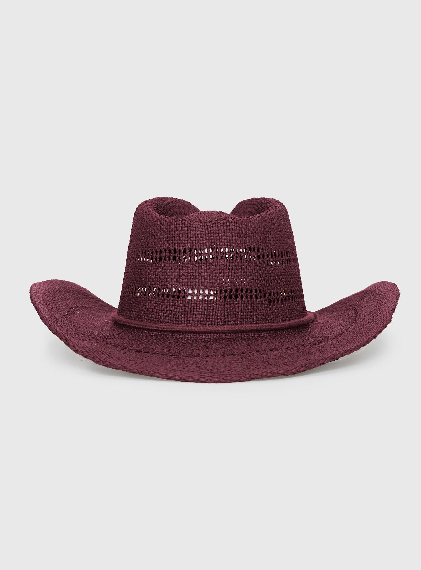 Mid Morning Cowboy Hat Burgundy