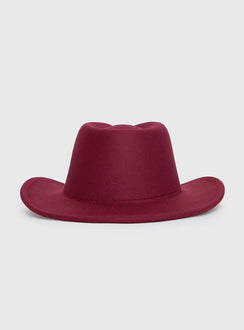 You Know Me Cowboy Hat Red