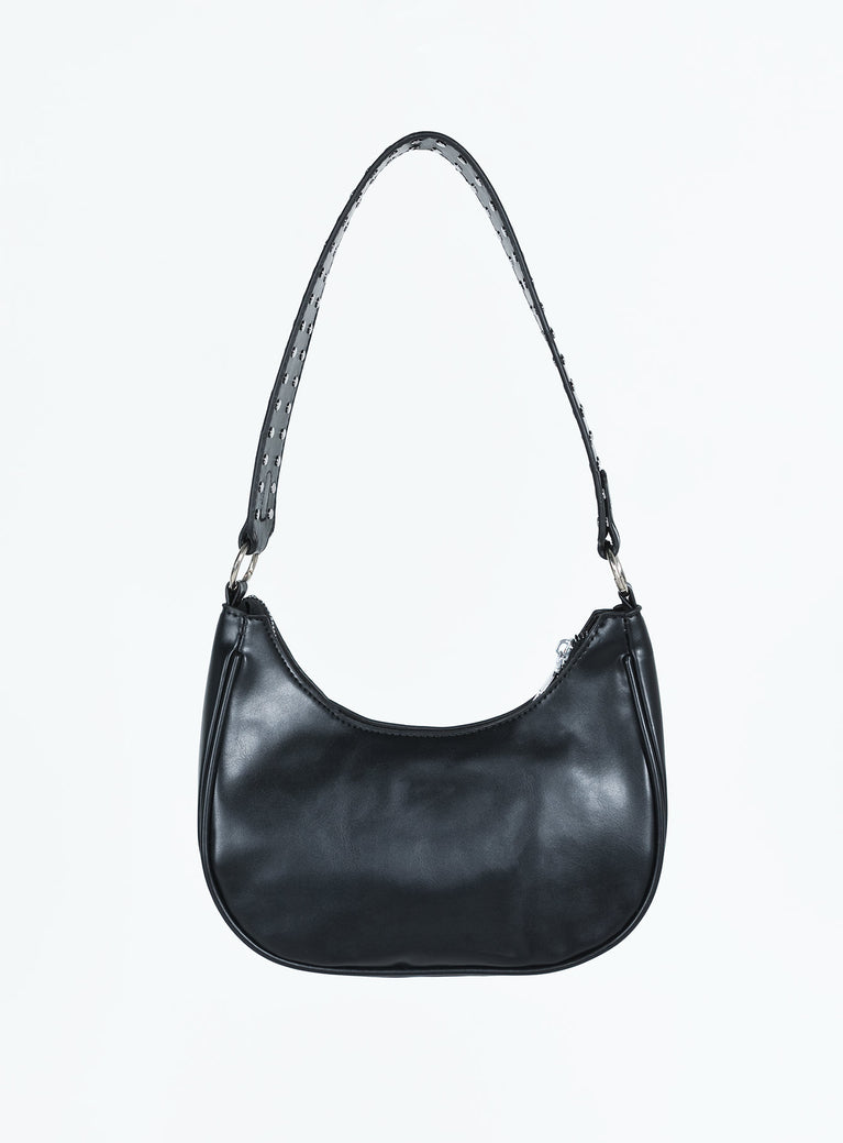 Verde Shoulder Bag Black