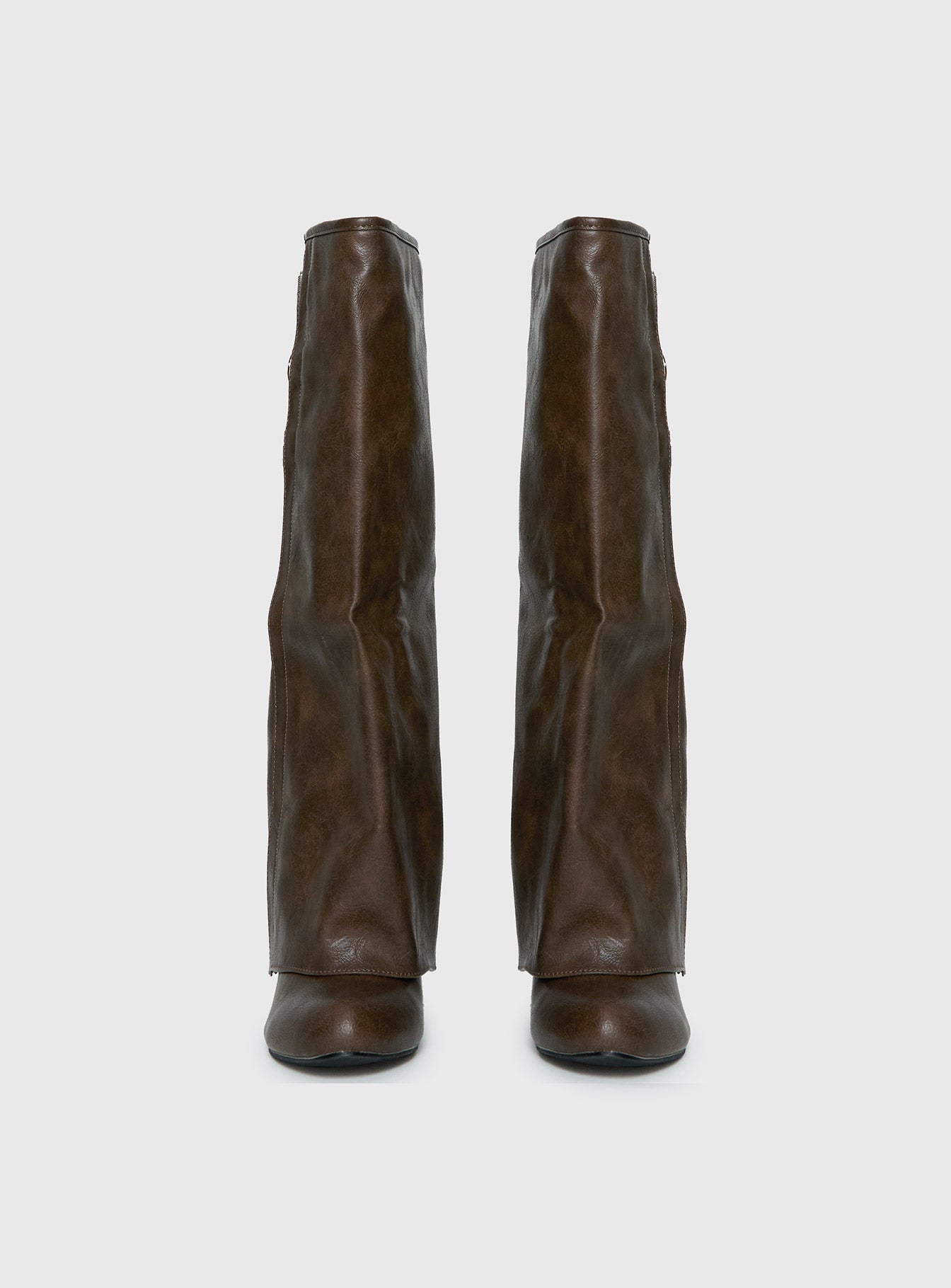 Ritz Knee High Boots Brown