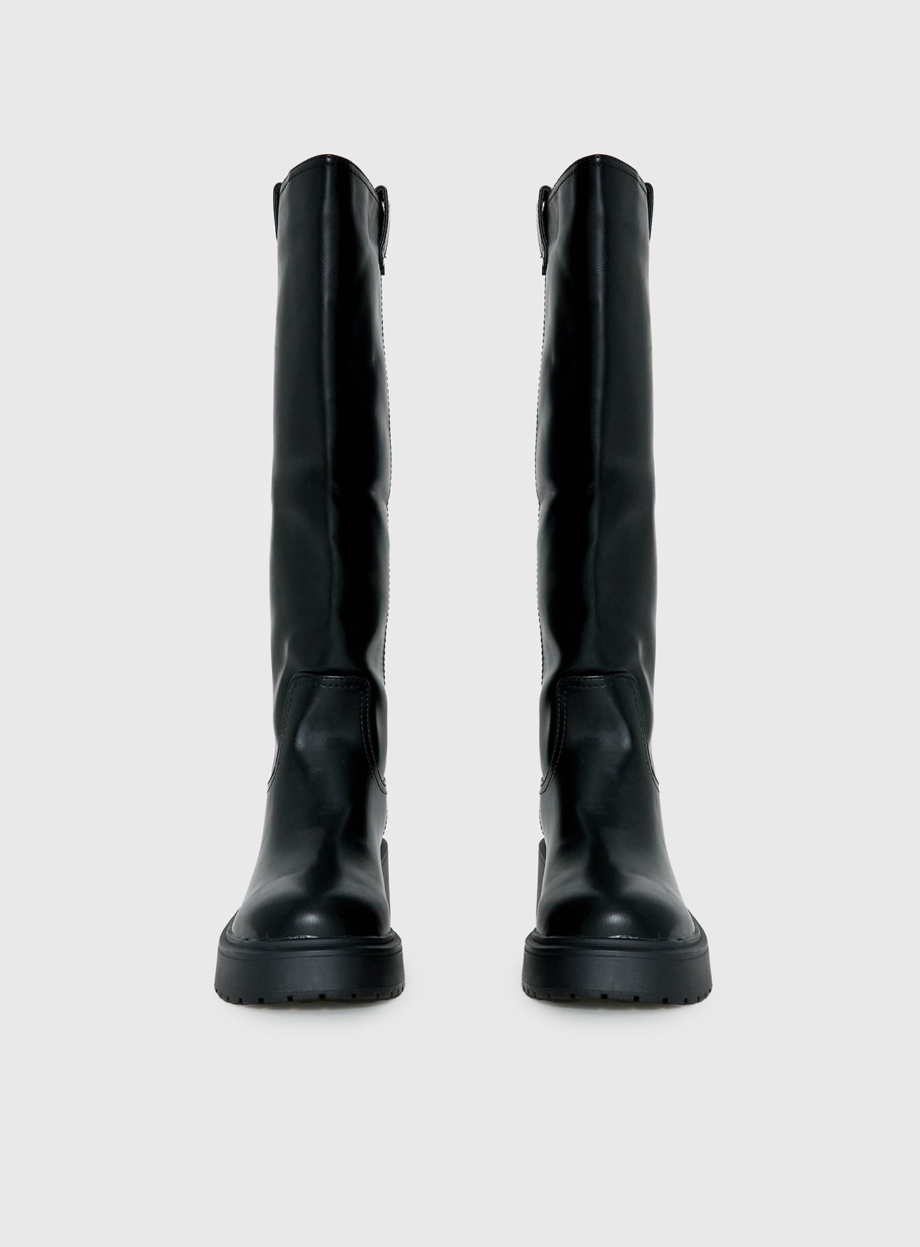 Lucia Knee High Boots Black