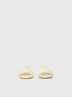 Early Pop Sequin Heels Yellow
