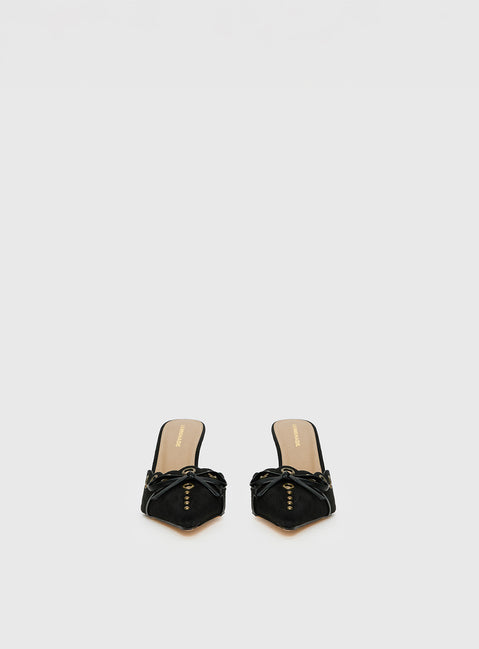 Charisma Pointed Toe Heels Black