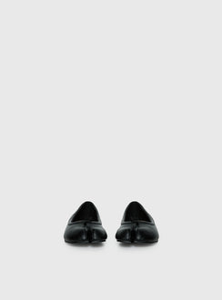 Therapy Harajuku Split Toe Ballet Flats Black