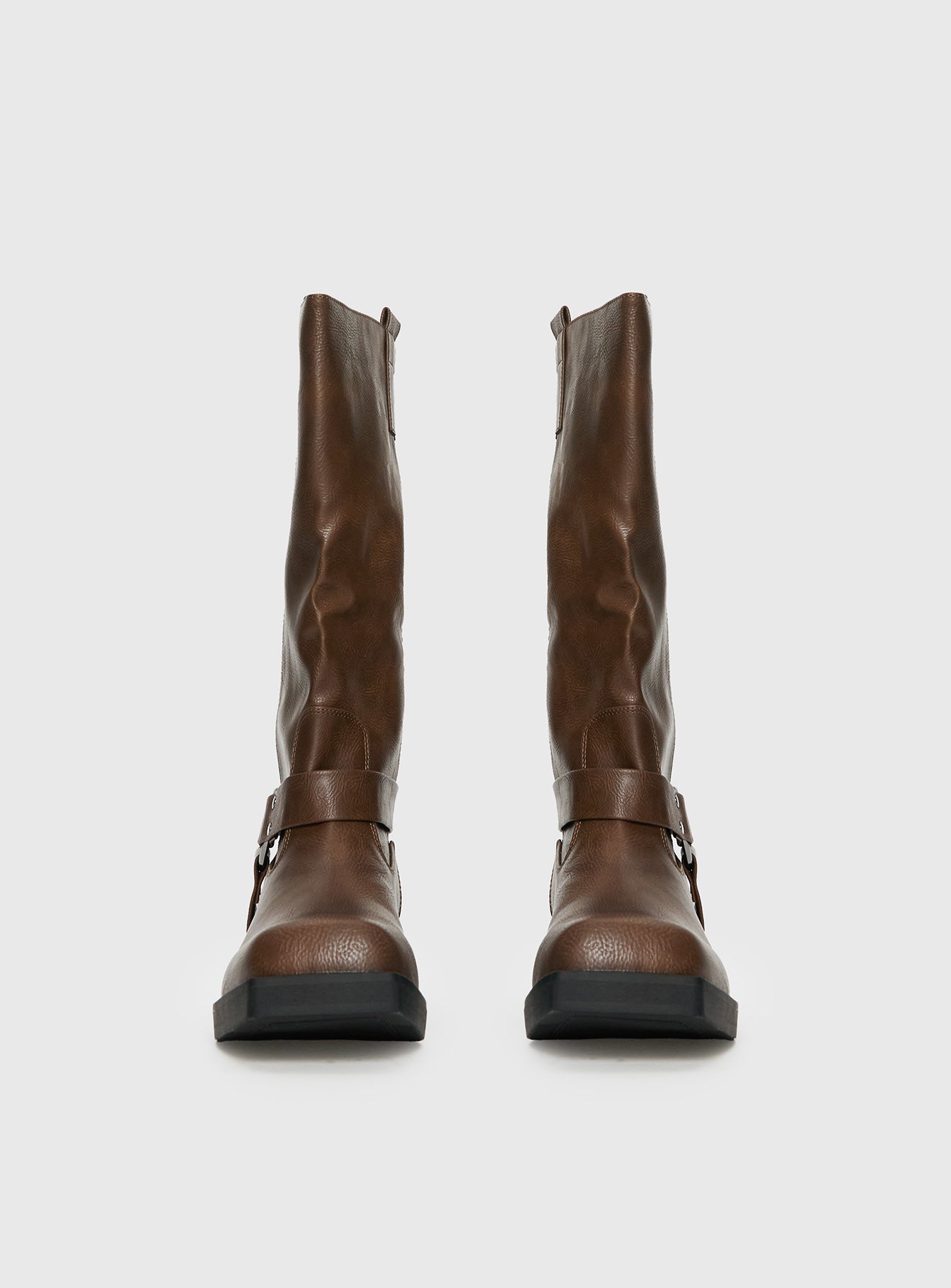 Wrecked Western Boots Brown