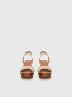 Therapy Camellia Heels Cashew